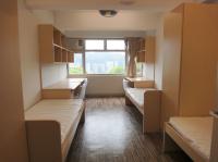 A triple room in the hostel